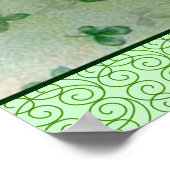 Vintages St. Patrick's Day Poster (Ecke)
