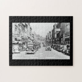 Vintages Stadtzentrum Bristol VA TN Postkarte Puzzle