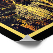 Vintages Stadtzentrum Chicago Poster (Ecke)