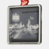 Vintages Stadtzentrum Las Vegas Ornament Aus Metall (Links)