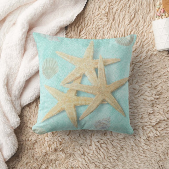 Vintages Starfish Throw Kissen (Decke)