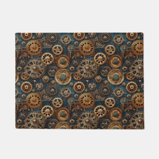 Vintages Steampunk Fußmatte (Vorderseite)