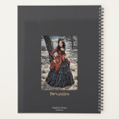 Vintages Steampunk "Intuition Quote Journal" Planer (Rückseite)