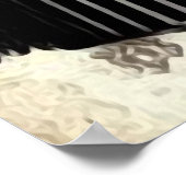 Vintages Steampunk-Korsetts-Kleid Poster (Ecke)