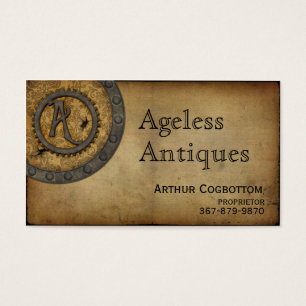 Vintages Steampunk Monogramm A