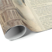 Vintages Steampunk-Zeppelin (7) Gewebepapier Geschenkpapier (Rolleneckpunkt)