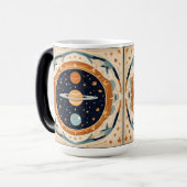 Vintages Stellar-Kinderzimmer, Weltraum, Kosmos, U Verwandlungstasse (Vorderseite Links)