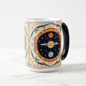 Vintages Stellar-Kinderzimmer, Weltraum, Kosmos, U Verwandlungstasse (VorderseiteRechts)