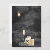 Vintages Sterben nach Party Halloween-Party Einladung (Rückseite)