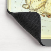 Vintages Sternbild, Astrologie Aries Ram Constella Mousepad (Ecke)