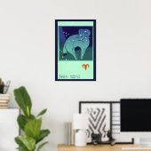 Vintages Sternbild, Astrologie Aries Ram Constella Poster (Heimbüro)