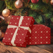 Vintages Sternmuster Geschenkpapier