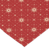 Vintages Sternmuster Kurzer Tischläufer (Ecke)