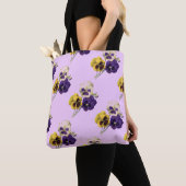 Vintages Stiefmütterchen erblaßt Tasche (Von Nahem)