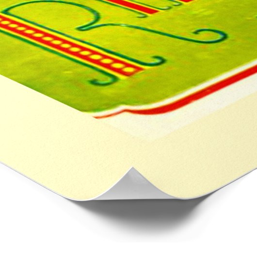 Vintages Stille Filmplakat Poster (Ecke)