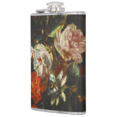 Vintages Stillleben mit Blume Flachmann (Links)