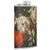 Vintages Stillleben mit Blume Flachmann (Rechts)