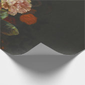 Vintages Stillleben mit Blume Geschenkpapier (Ecke)