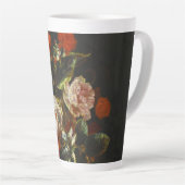 Vintages Stillleben mit Blume Milchtasse (Rechte Ecke)