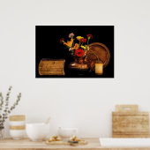 Vintages Stillleben Poster (Küche)