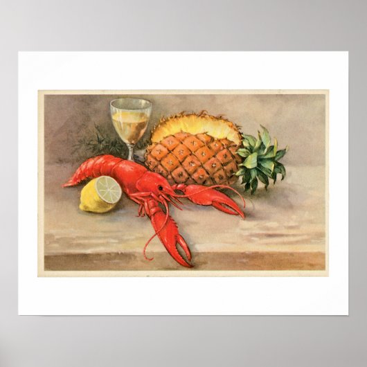 Vintages Stillleben Poster (Vorne)