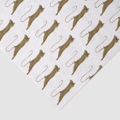 Vintages Stingray-Zeichnend Tissue Paper Seidenpapier (Detail)