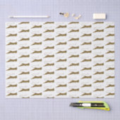 Vintages Stingray-Zeichnend Tissue Paper Seidenpapier (Handwerk)