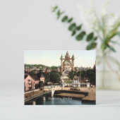 Vintages Stockholm, Schweden City Foto, Postkarte (Stehend Vorderseite)