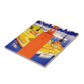 Vintages Stockholm Schweden Fliese (Seite)