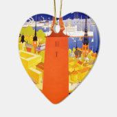 Vintages Stockholm Schweden Keramikornament (Links)