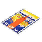 Vintages Stockholm Schweden Notizblock (Linke Seite)