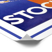 Vintages Stockholm Schweden Poster (Ecke)