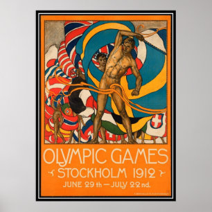 Vintages Stockholm Schweden - Poster