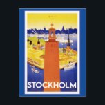Vintages Stockholm Schweden Postkarte<br><div class="desc">Stockholm Schweden Vintage Travel Art Vintage Ads and Travel Posters from the frühen 20. Jahrhundert einschließlich Urlaubsziele in den Vereinigten Staaten,  Kanada,  Vereinigtes Königreich,  Frankreich,  Italien,  Österreich,  Belgien,  Spanien,  Irland,  Deutschland,  Norwegen,  Schweden,  Japan,  China,  Mexiko,  Kuba,  Nahost,  Südamerika,  Afrika,  Australien,  Neuseeland und viele weitere exotische Orte in der Welt.</div>