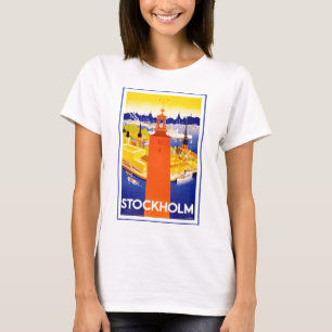 Vintages Stockholm Schweden T-Shirt