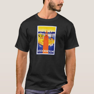 Vintages Stockholm Schweden T-Shirt
