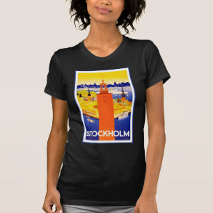 Vintages Stockholm Schweden T-Shirt