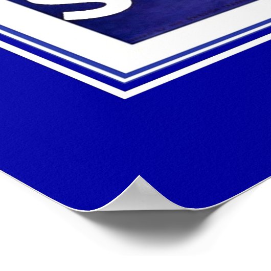 Vintages Stockholmer Reiseplaner Großformat Poster (Ecke)