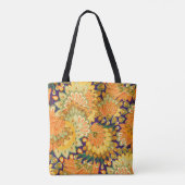 Vintages Stoffmuster nah nach oben. Tasche (Rückseite)