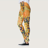 Vintages Stoffmuster: nahe Textur. Leggings (Links)