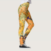 Vintages Stoffmuster: nahe Textur. Leggings (Rechts)