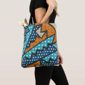 Vintages Stoffmuster nahtlos mit Grunge-Effekt Tasche (Von Nahem)