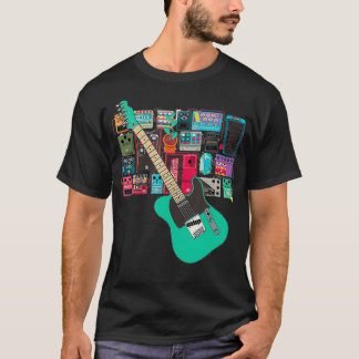 Vintages Stompbox Guitar Electric Guitar Gift für T-Shirt