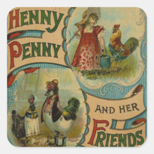 Vintages Story-Buch mit beliebigem Aufkleber