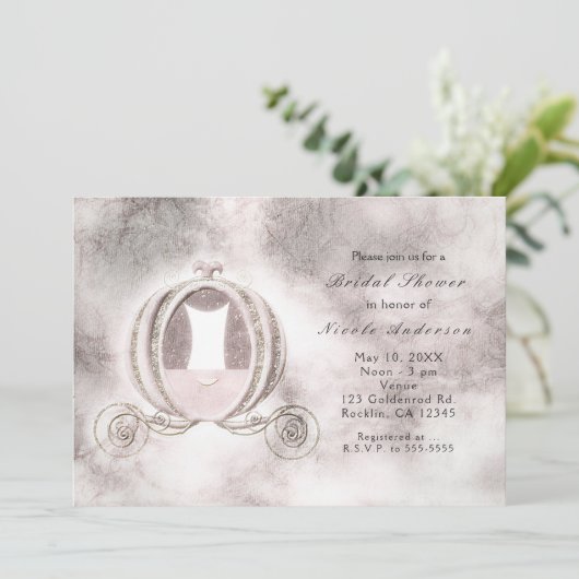 Vintages Storybook Einladungen zur Kinderheirat (Stehend Vorderseite)