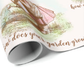 Vintages Storybook Hübsch Kinderwache Ihr Garten Geschenkpapier (Rolleneckpunkt)