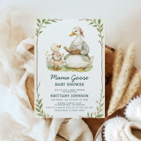 Vintages Storybook Mama Goose Baby Dusche