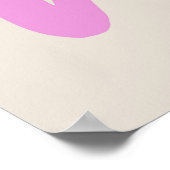 Vintages Strandposter der 80er Jahre Poster (Ecke)