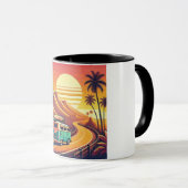 Vintages Straßenreiseabenteuer Van Tasse (VorderseiteRechts)