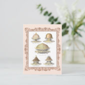 Vintages Stück Kuchen Abschluss der Kochschule I Einladung (Stehend Vorderseite)